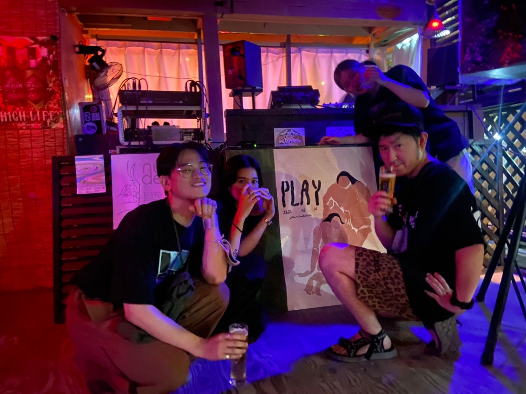 20220806：海の家にてライブペイント 出店-1
