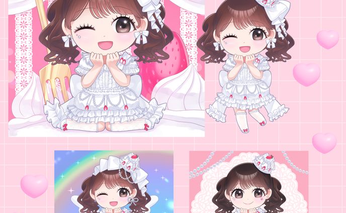 ココナラミニキャラアイコンイラストまとめ