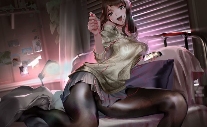 イラスト、gl