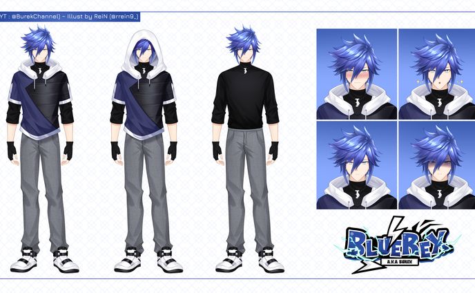 BlueRex Live2D Model Showcase