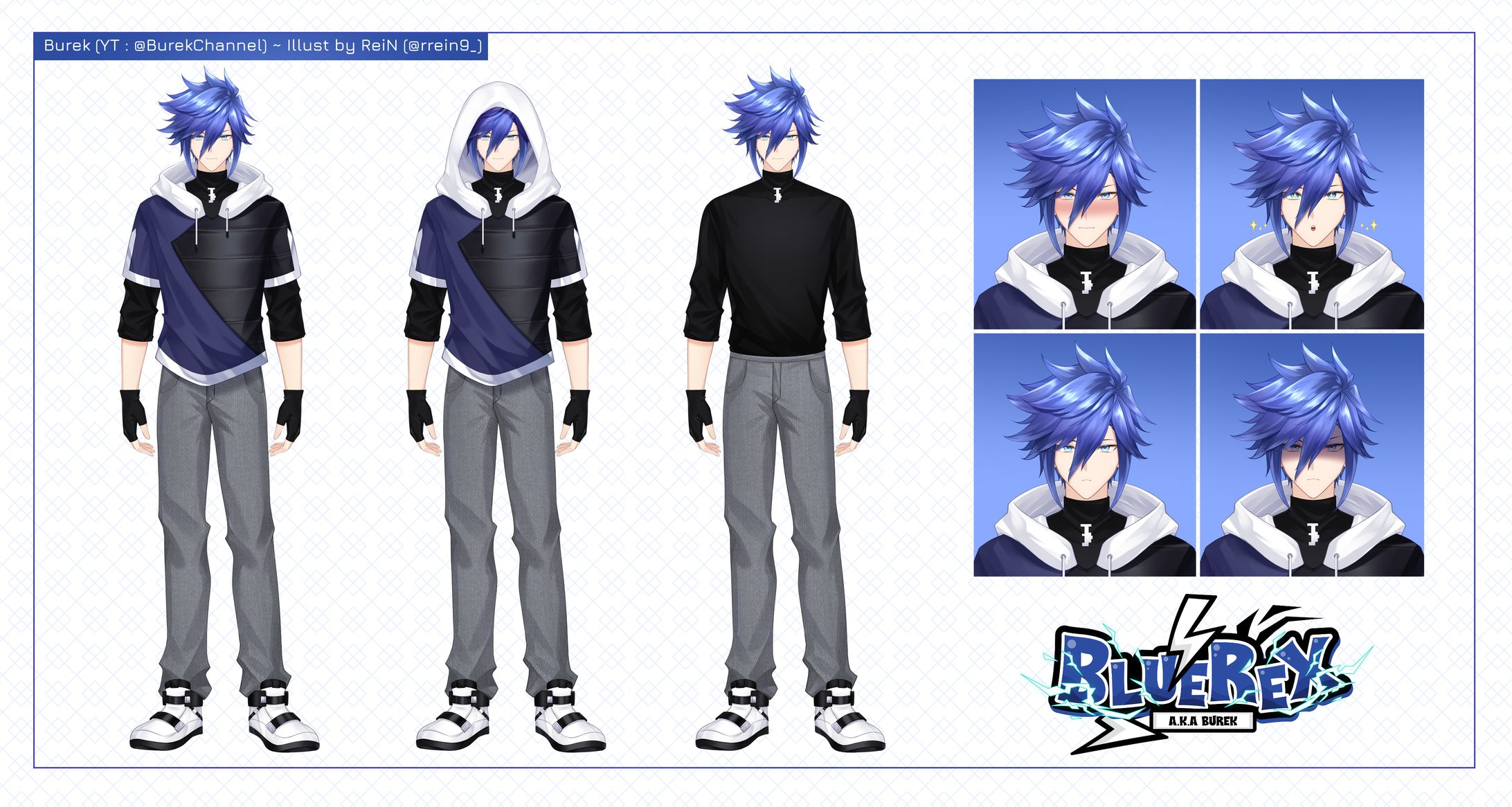 BlueRex Live2D Model Showcase-1