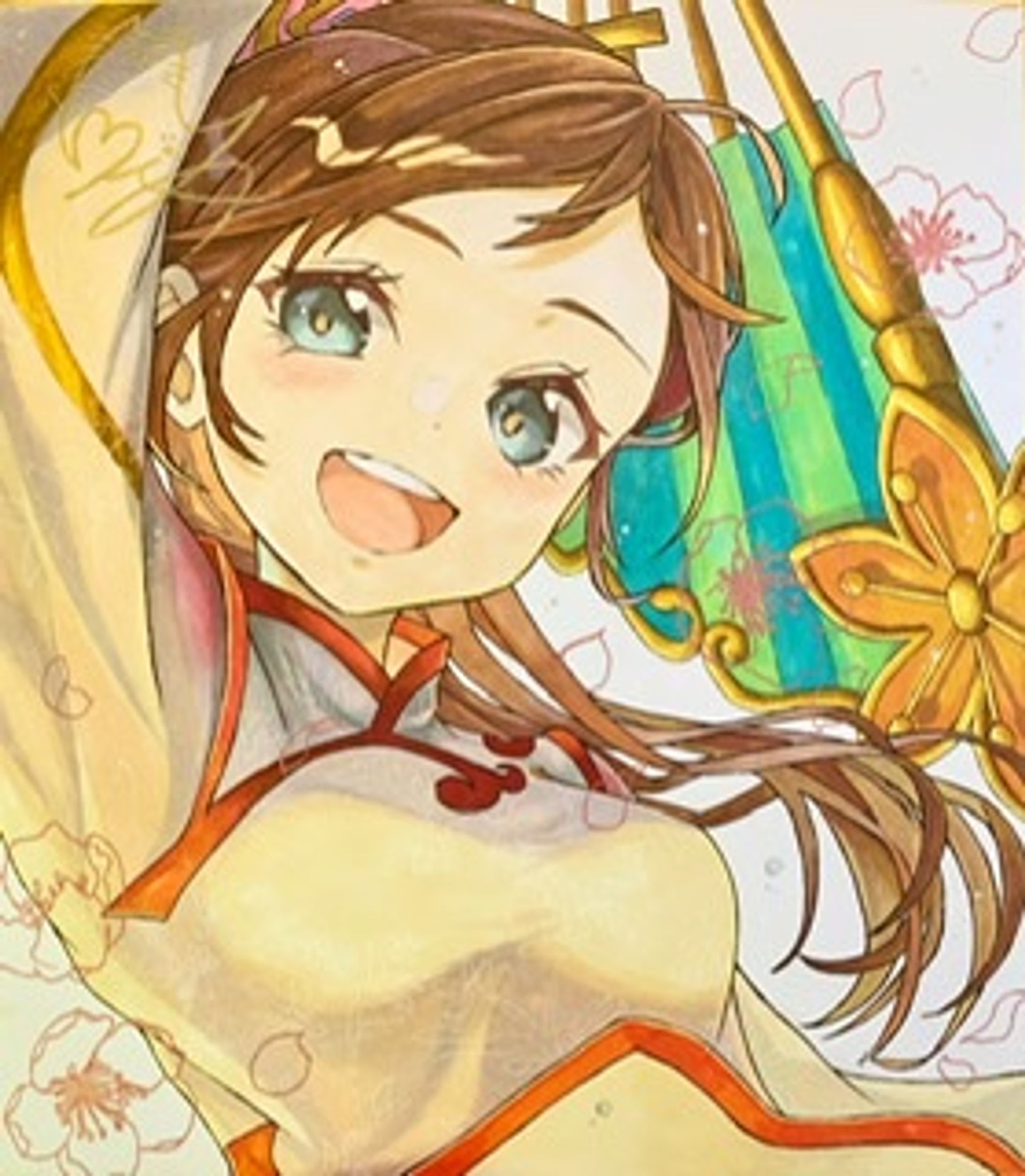 ご依頼品アナログ色紙-1