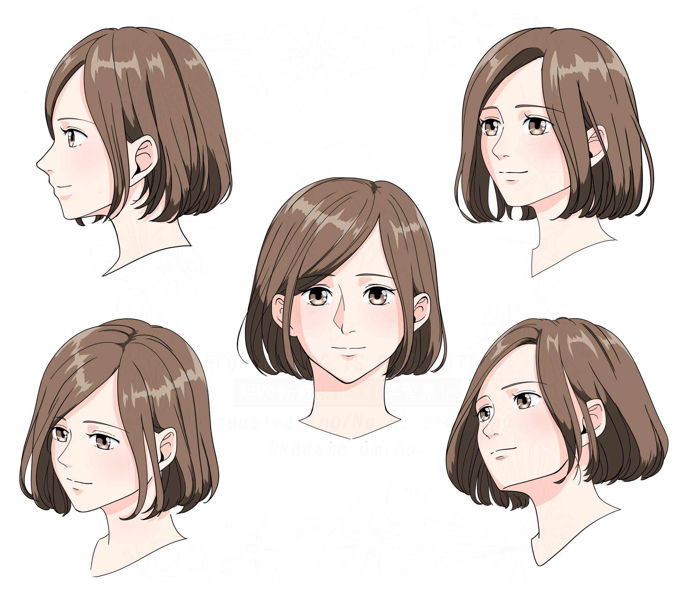 【サンプル】男女顔-1