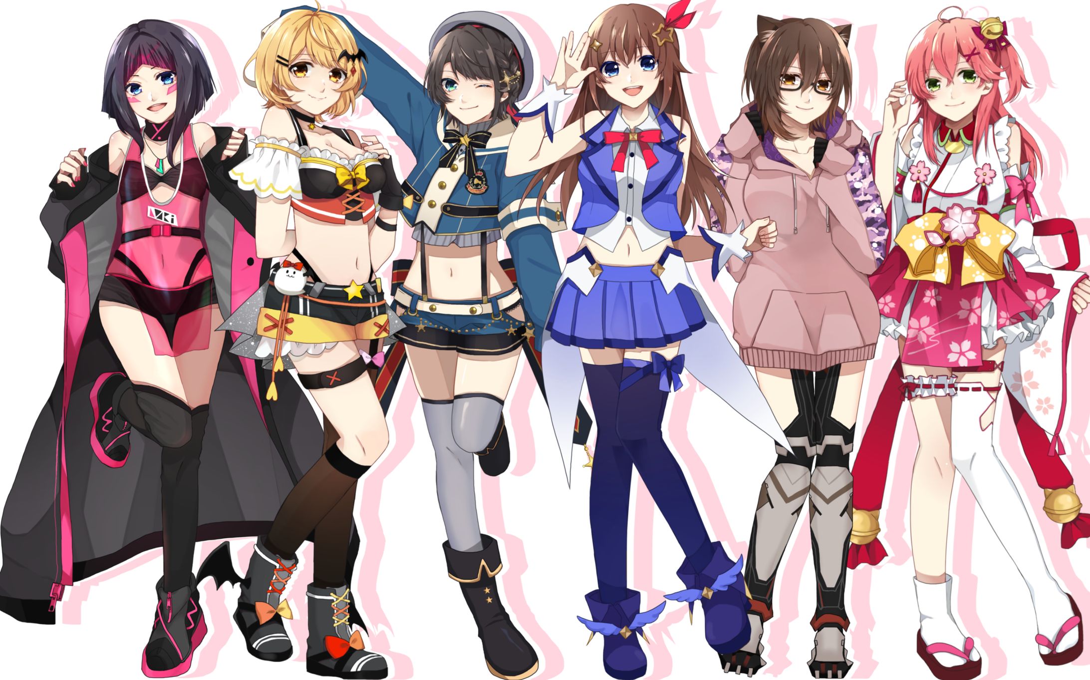 【ホロライブ】blessing【歌ってみた】立ち絵-1