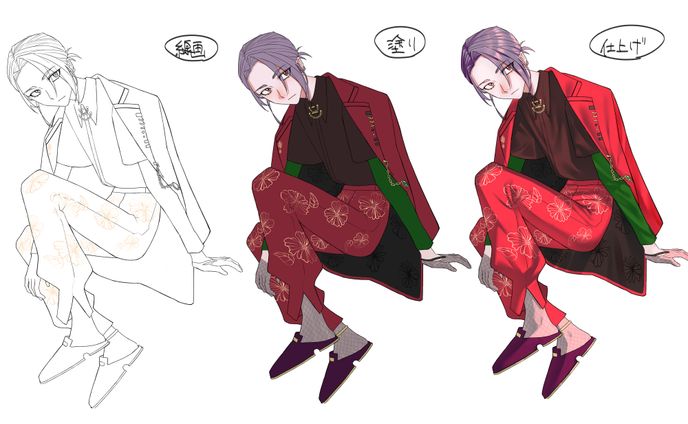 作画手順まとめ