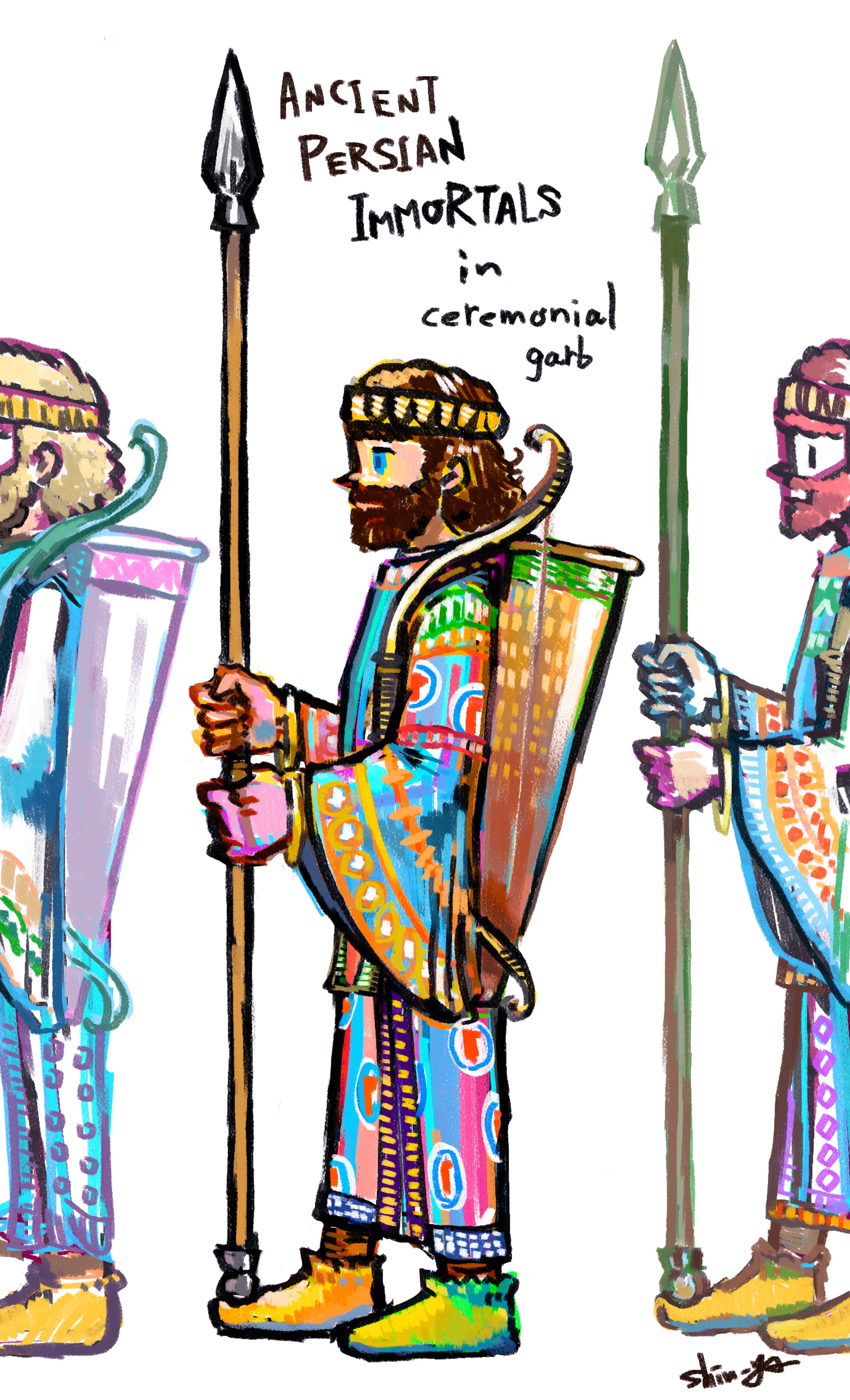 Ancient Persian Immortals(CG-1