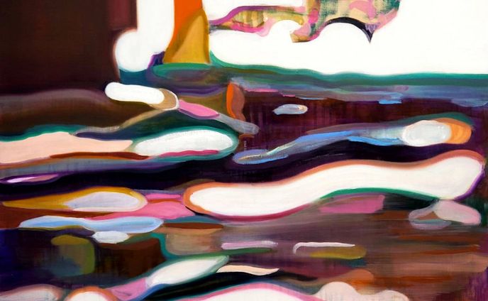 アーティスト、油絵