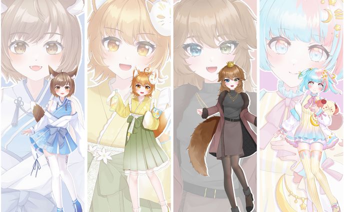 立ち絵制作実績