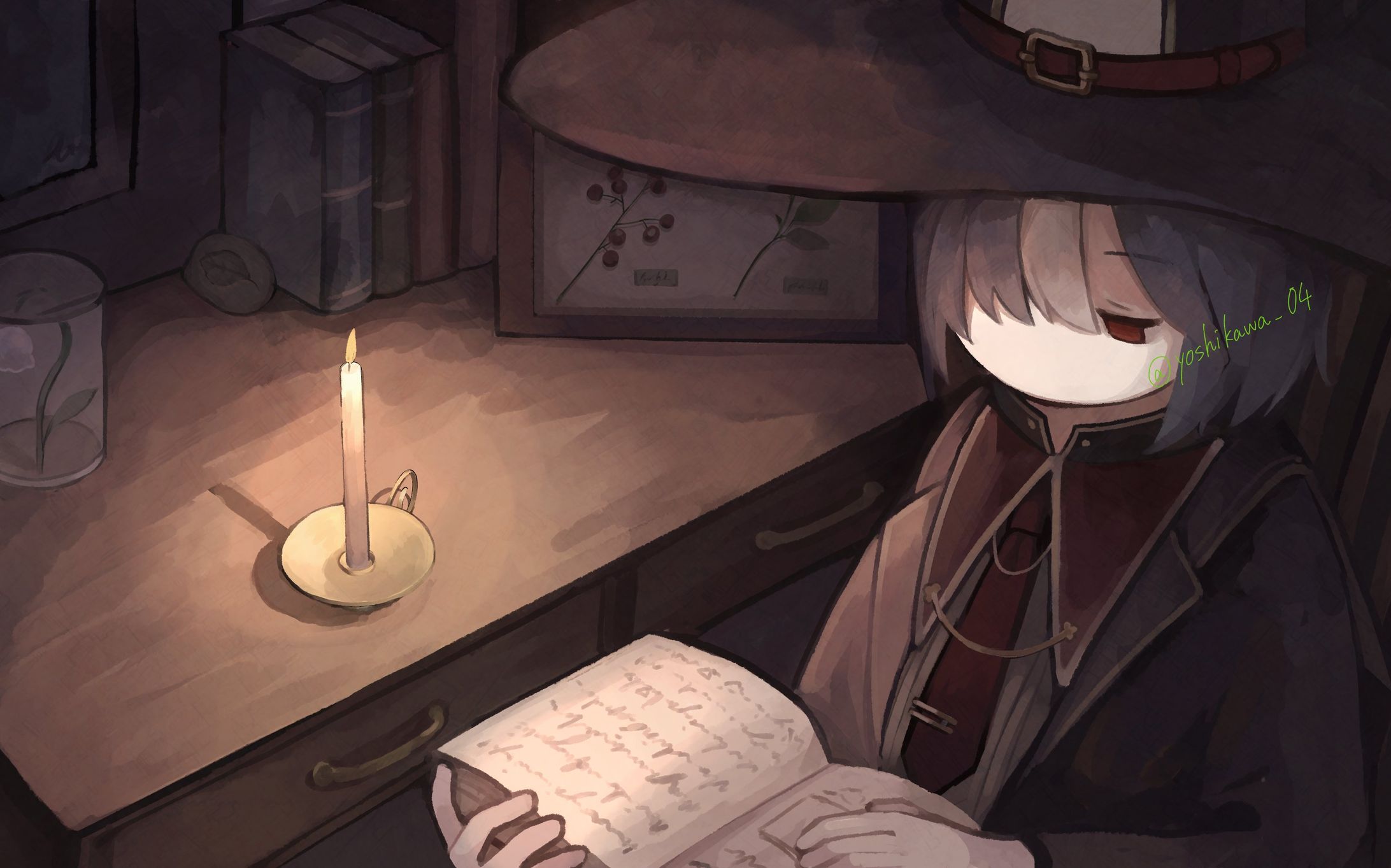 本を読む男の子-1