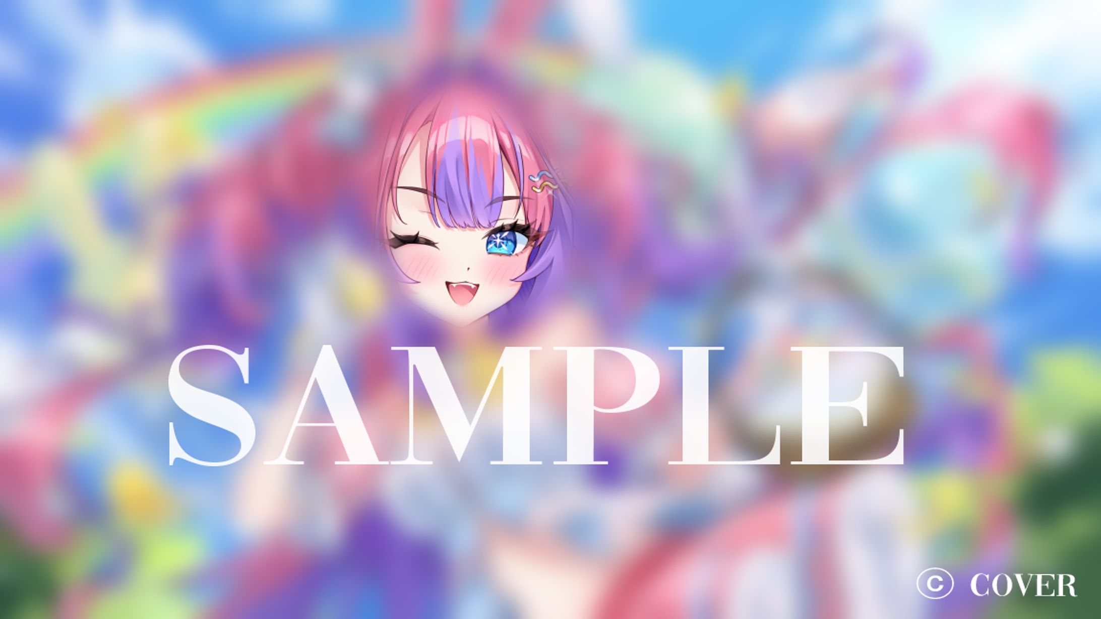 カバー株式会社様　hololive DEV_IS所属 綺々羅々ヴィヴィ様　4月メンバーシップ限定壁紙イラスト-1