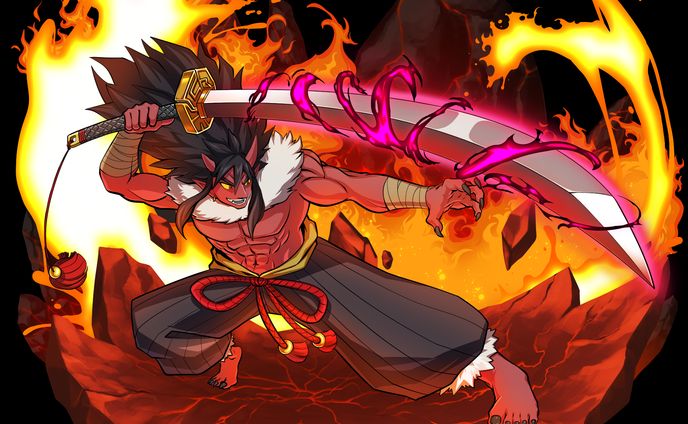 ソシャゲ風イラスト