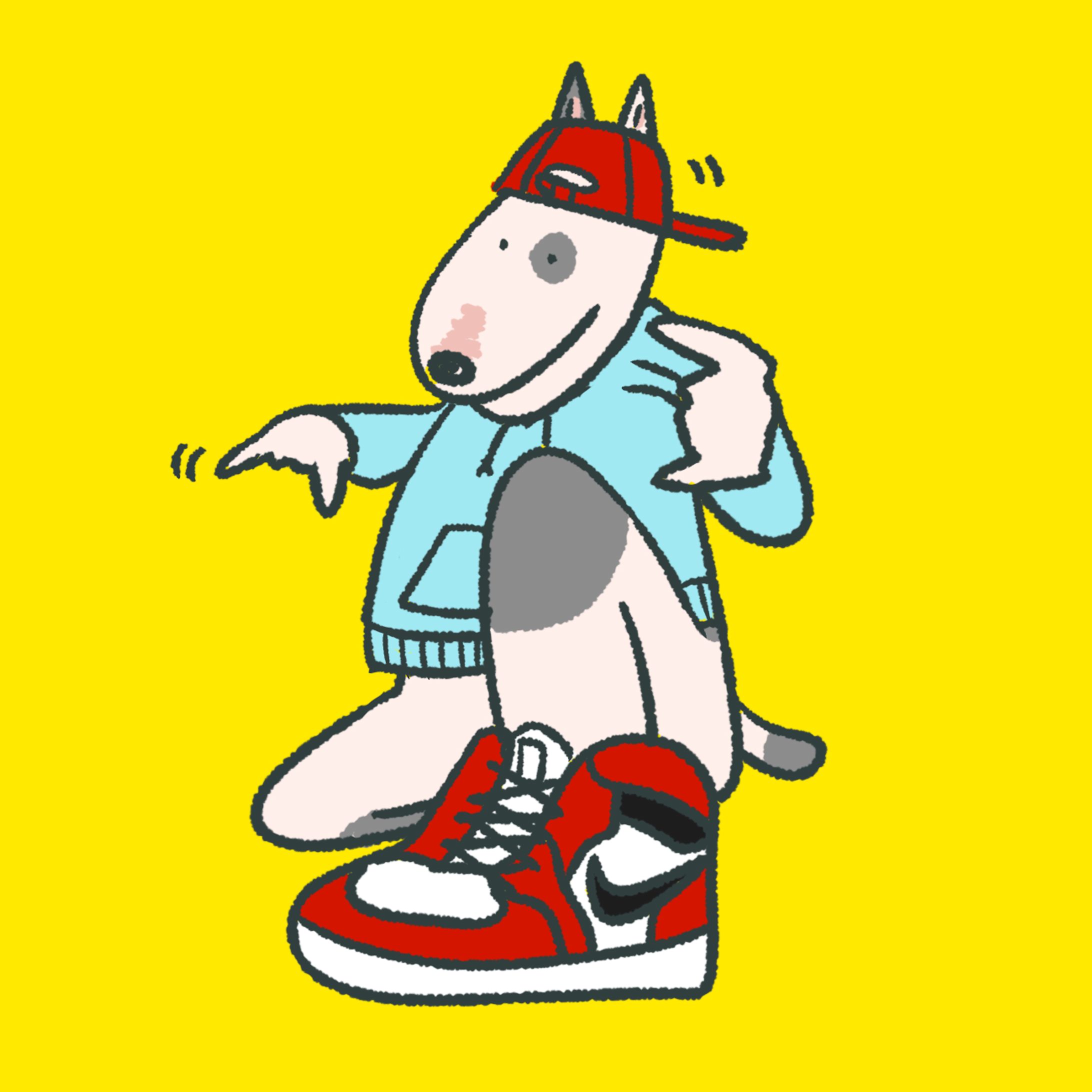 ヒップホップな犬-1