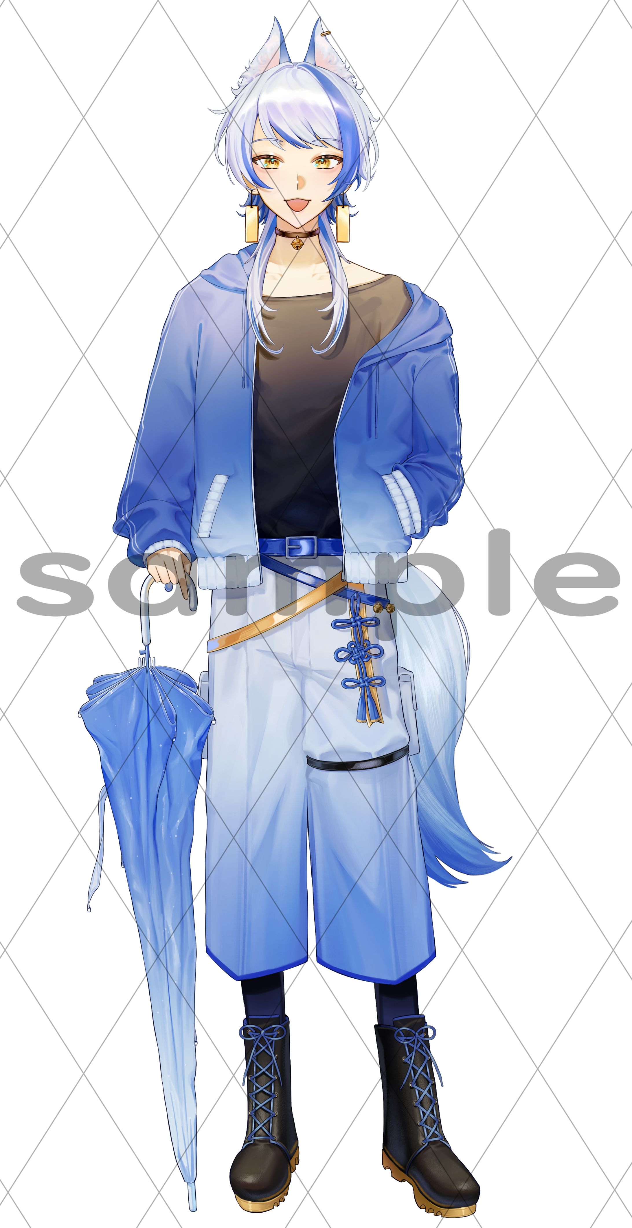 天狐ハル様/立ち絵-1