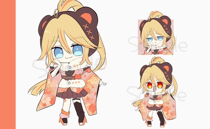 朝熊わか様 SDイラスト