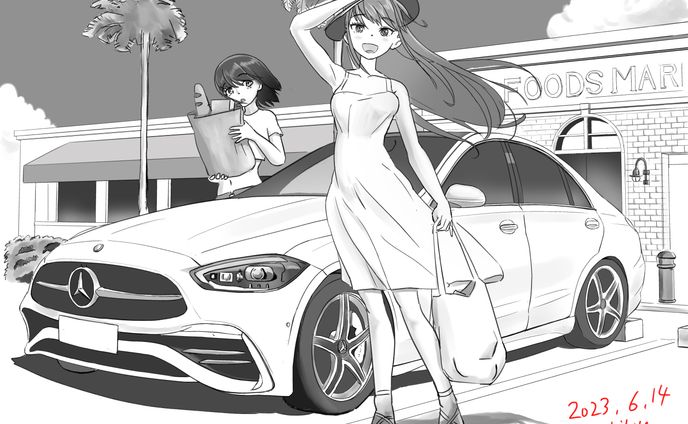 車とキャラクター