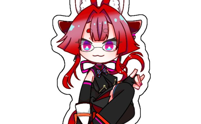 Booth販売 繋がるアクキー No.2