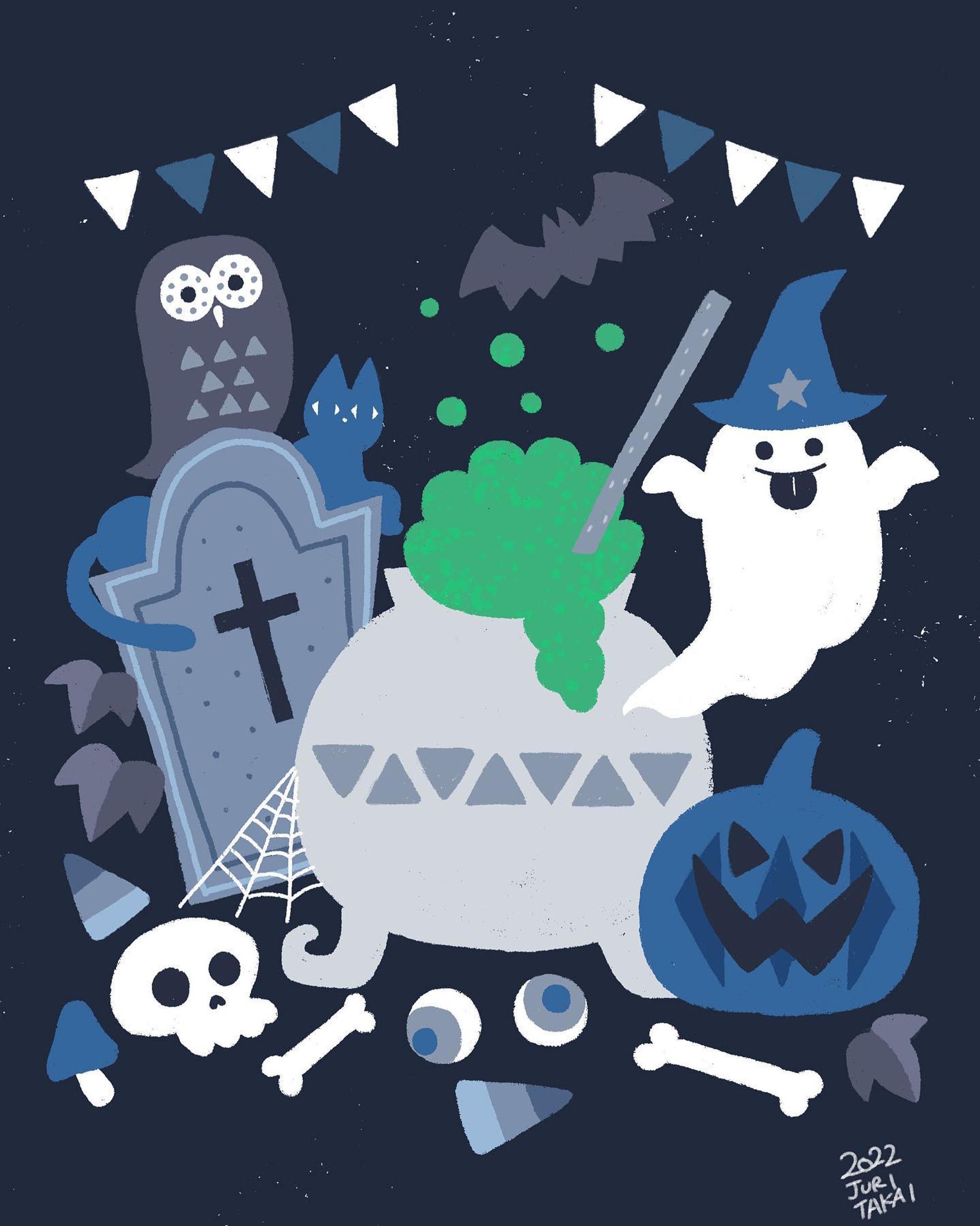 HALLOWEEN NIGHT

#photoshop #adobephotoshop 
#halloween #spooky 
#scary #october 
#autumn #digitalillustration 
#artwork #ハロウィーン 
#ハロウィン #イラストレーター 
#高井じゅり #1日1絵-1