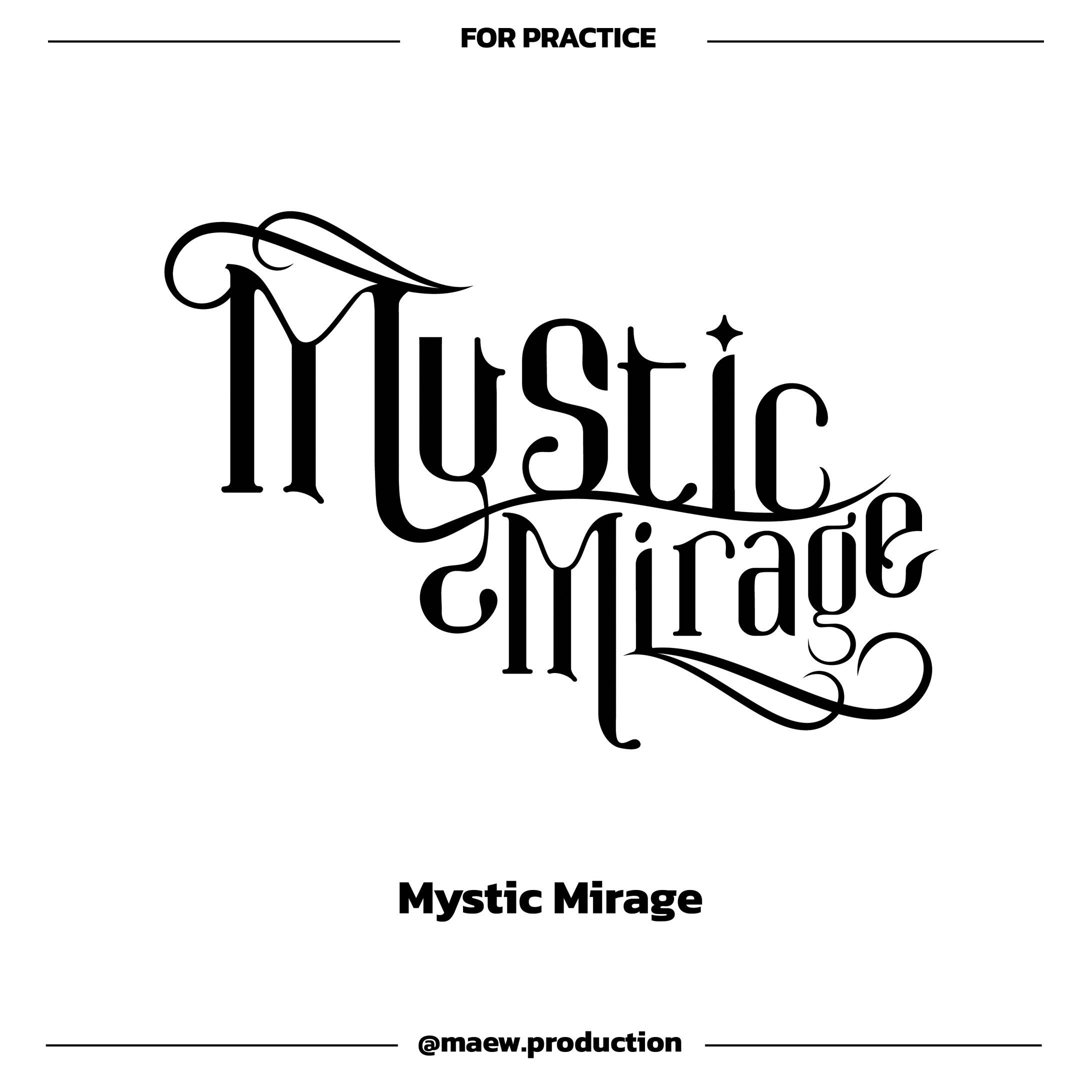 Mystic Mirage | ✦ Typography ✦-1