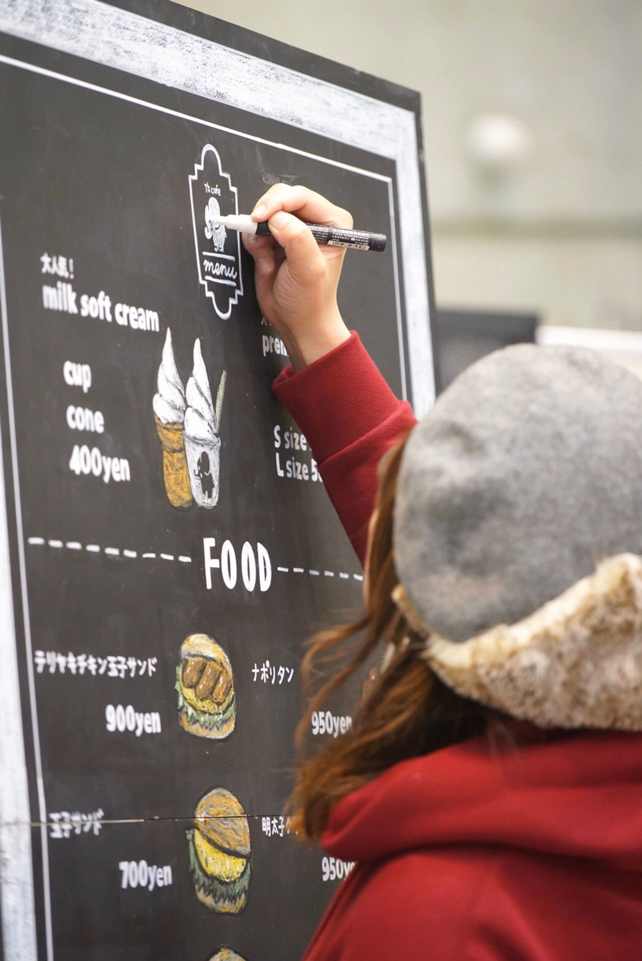 武田食品フード＆リカーフェア2019　カフェメニューライブペイント-1