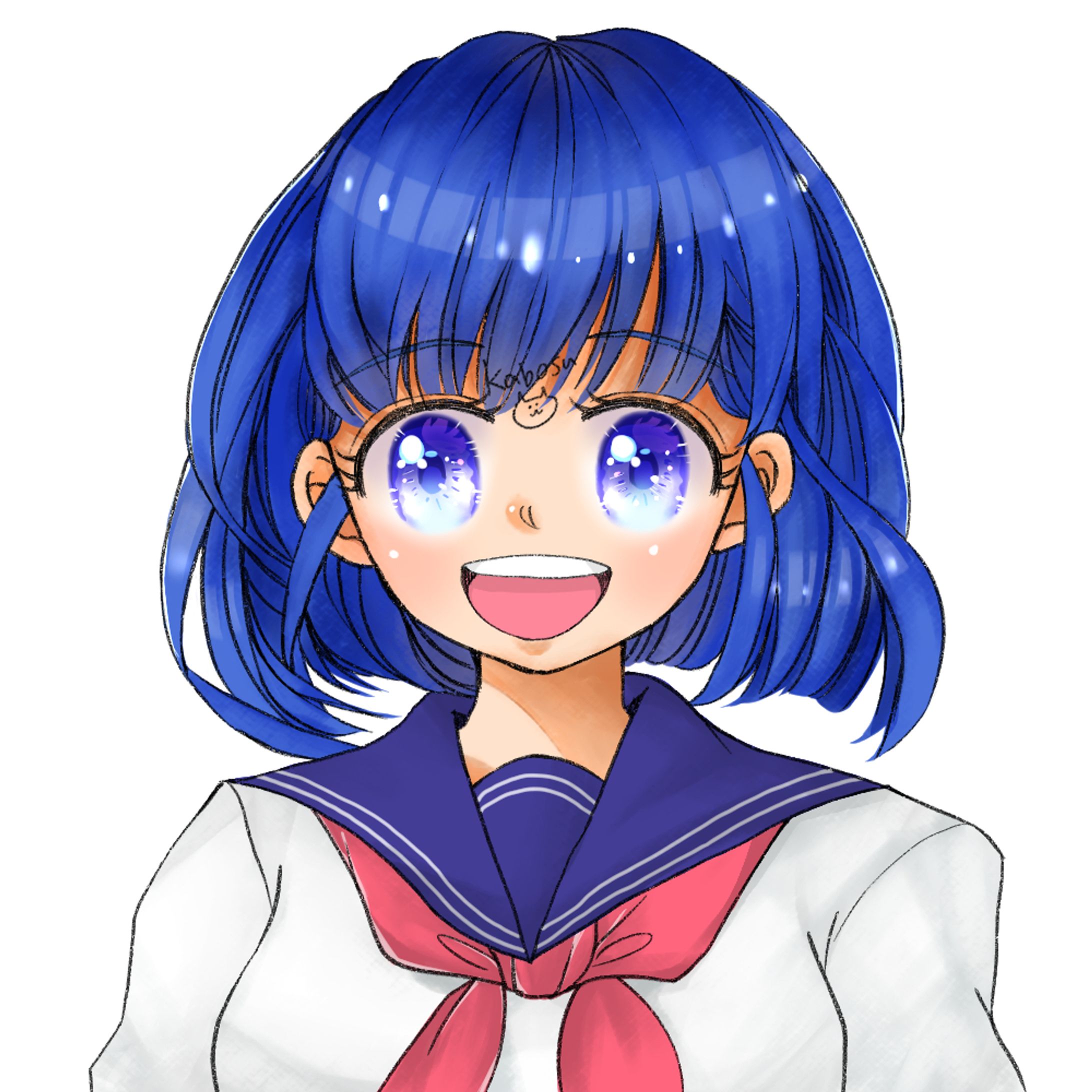 セーラー服の女の子-1