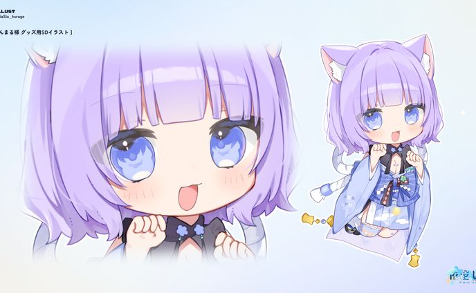 まんまる様 グッズ用SDイラスト
