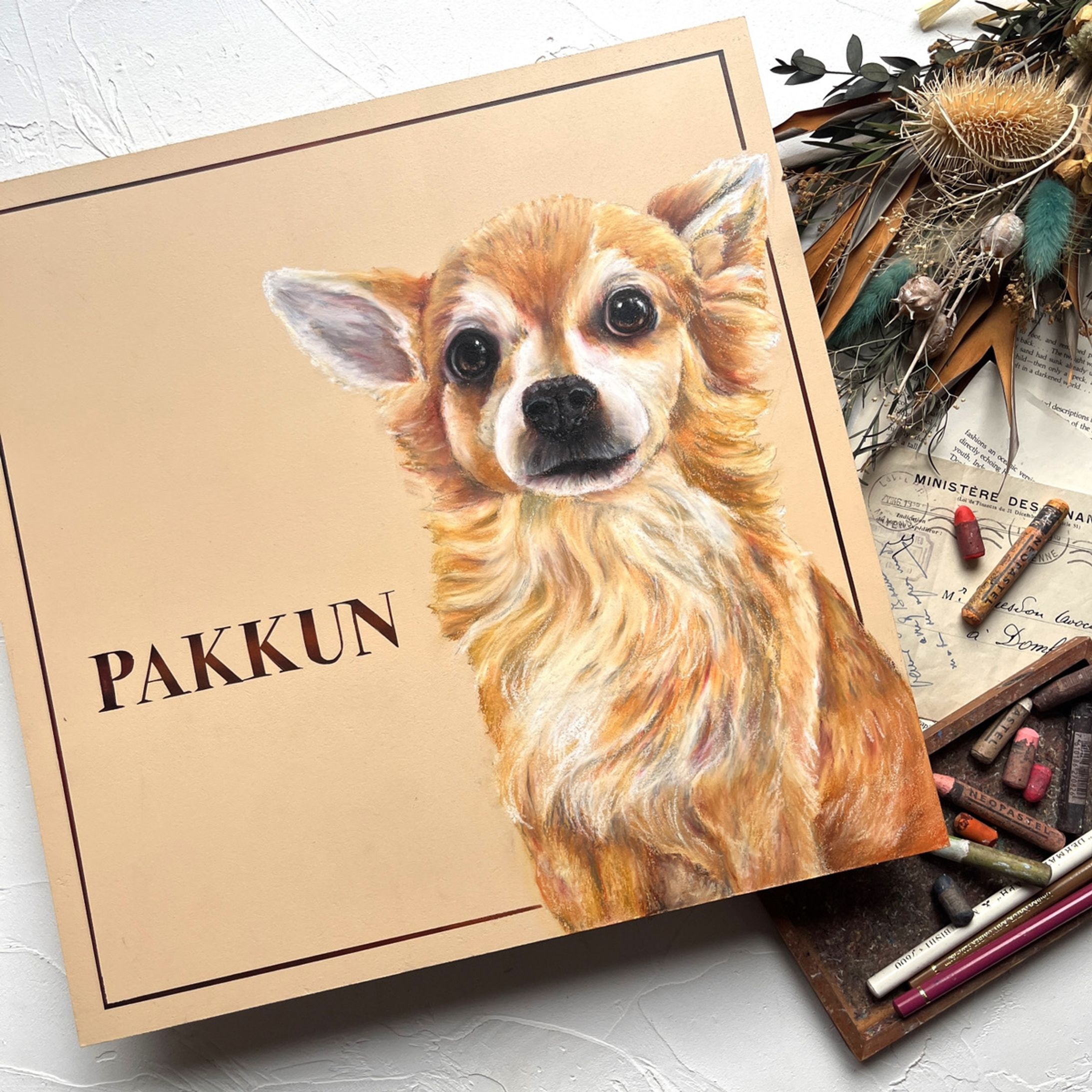 ペット似顔絵-1