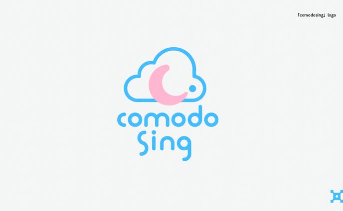 「comodo sing」_logo