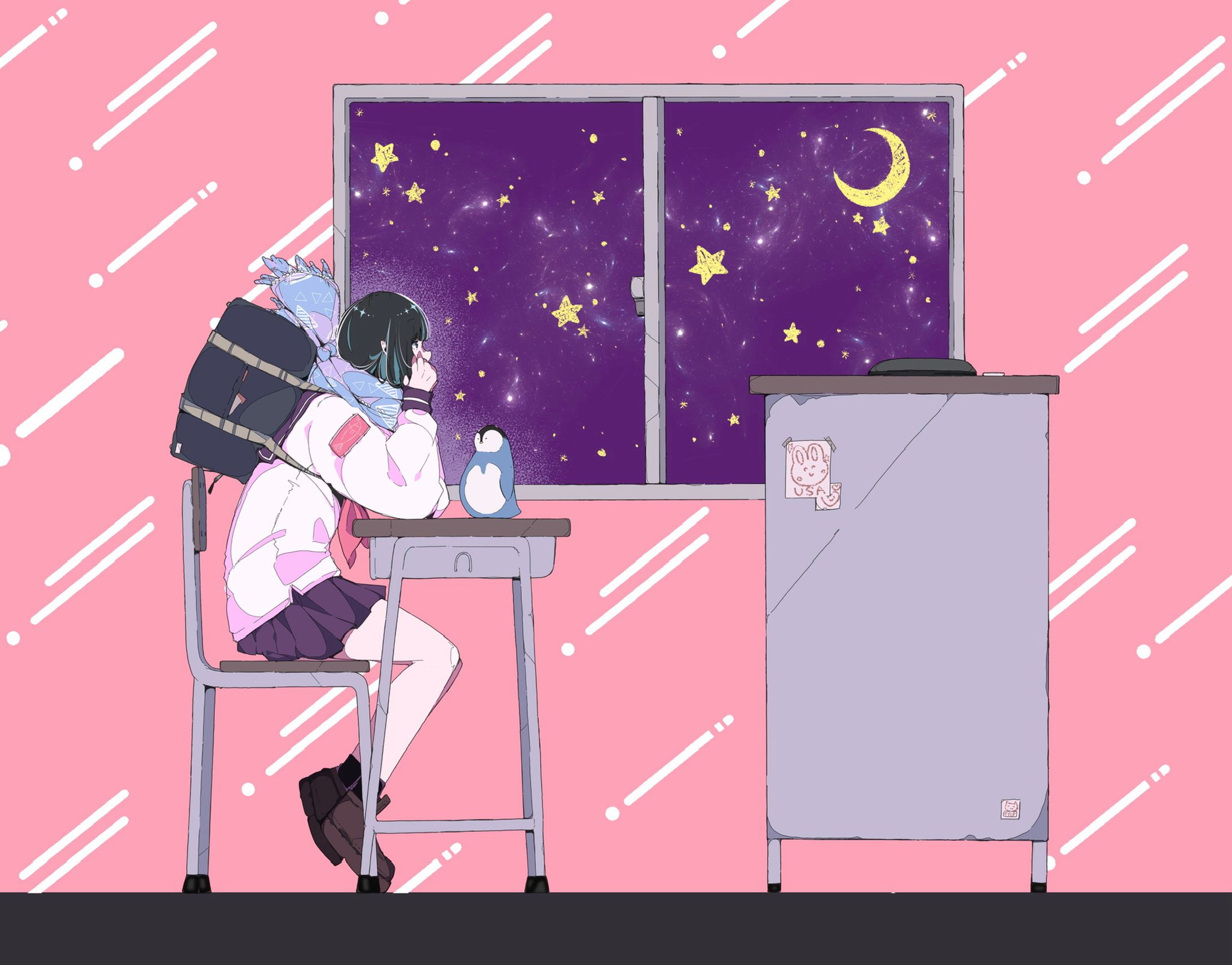 塗り絵 三月のパンタシア×CLIP STUDIO PAINT創作応援プロジェクト応募作品 2022-1