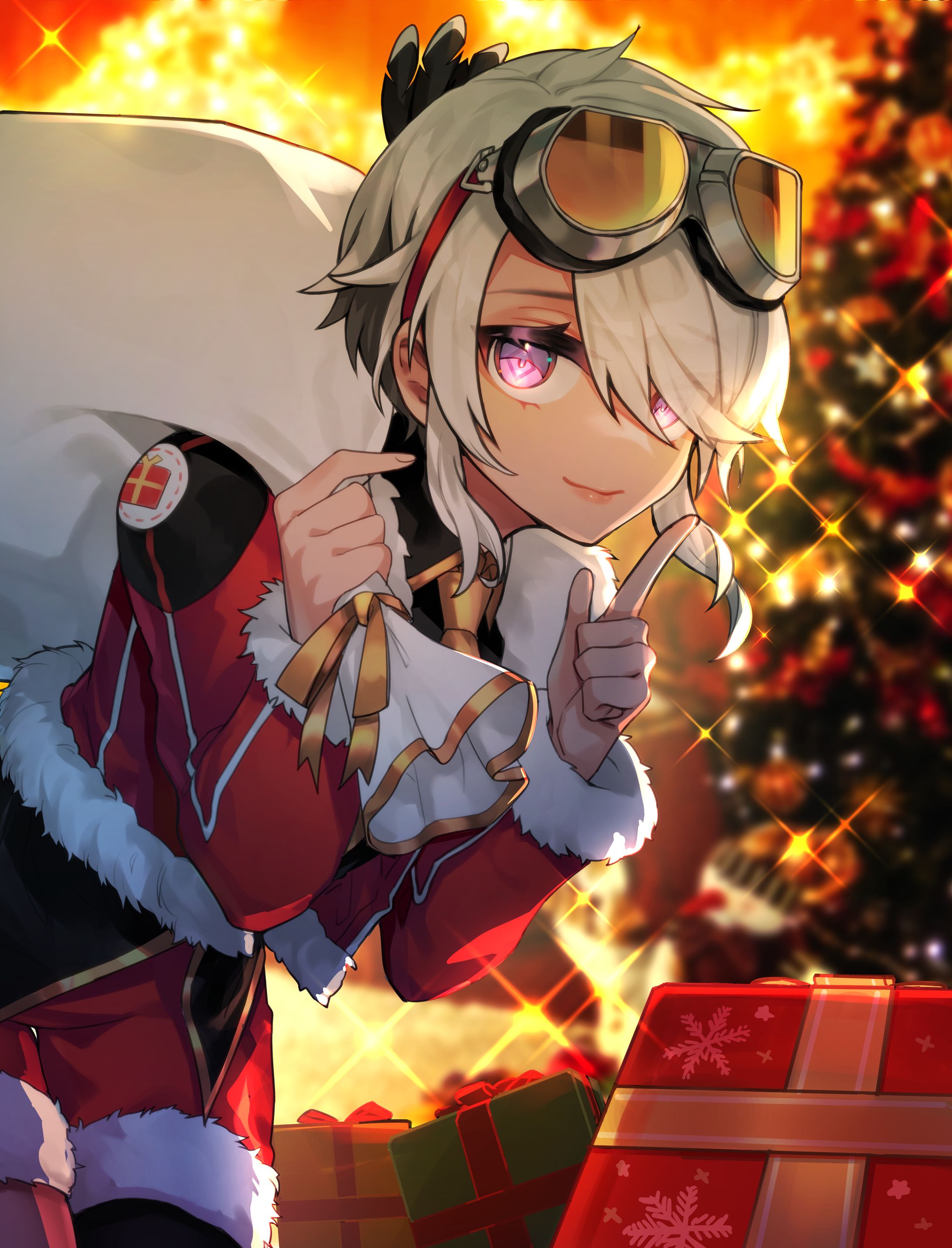 鷲尾シヨクリスマスイラスト作成-1