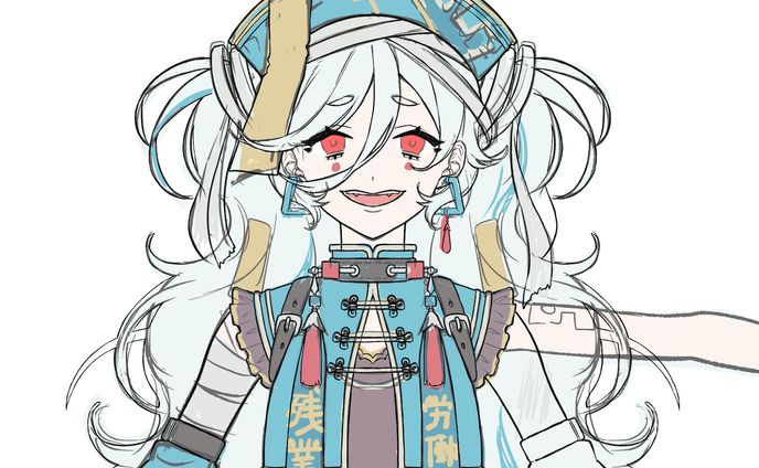 VTuberデザインラフ