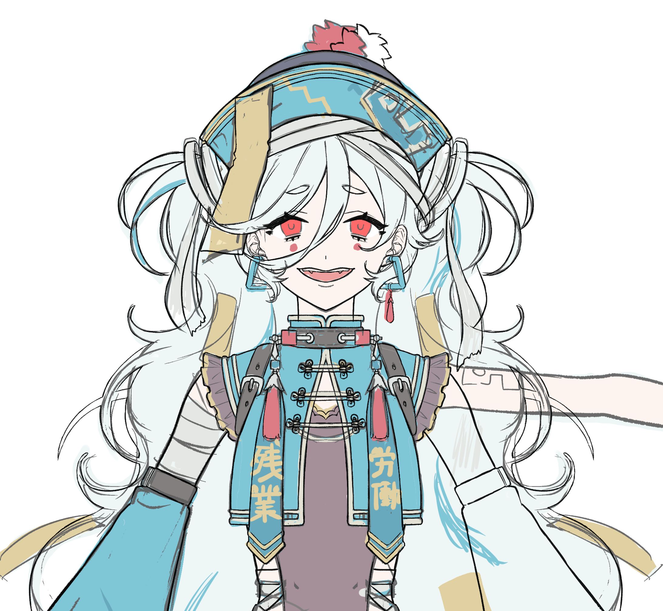 VTuberデザインラフ-1