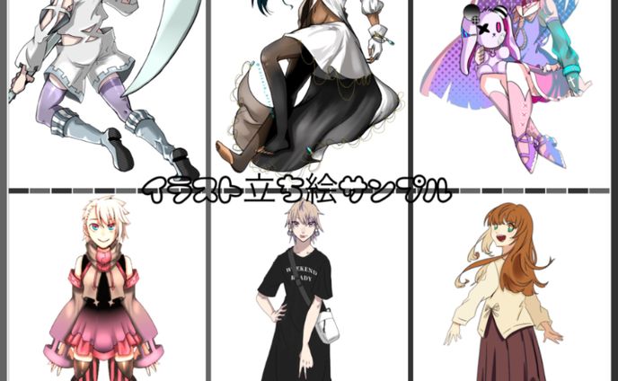 キャラクターデザイン、youtube漫画