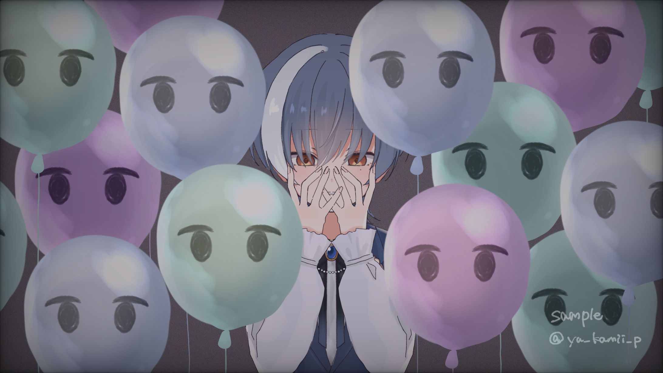 【コミッション】歌い手 カバー曲 MVイラスト-1
