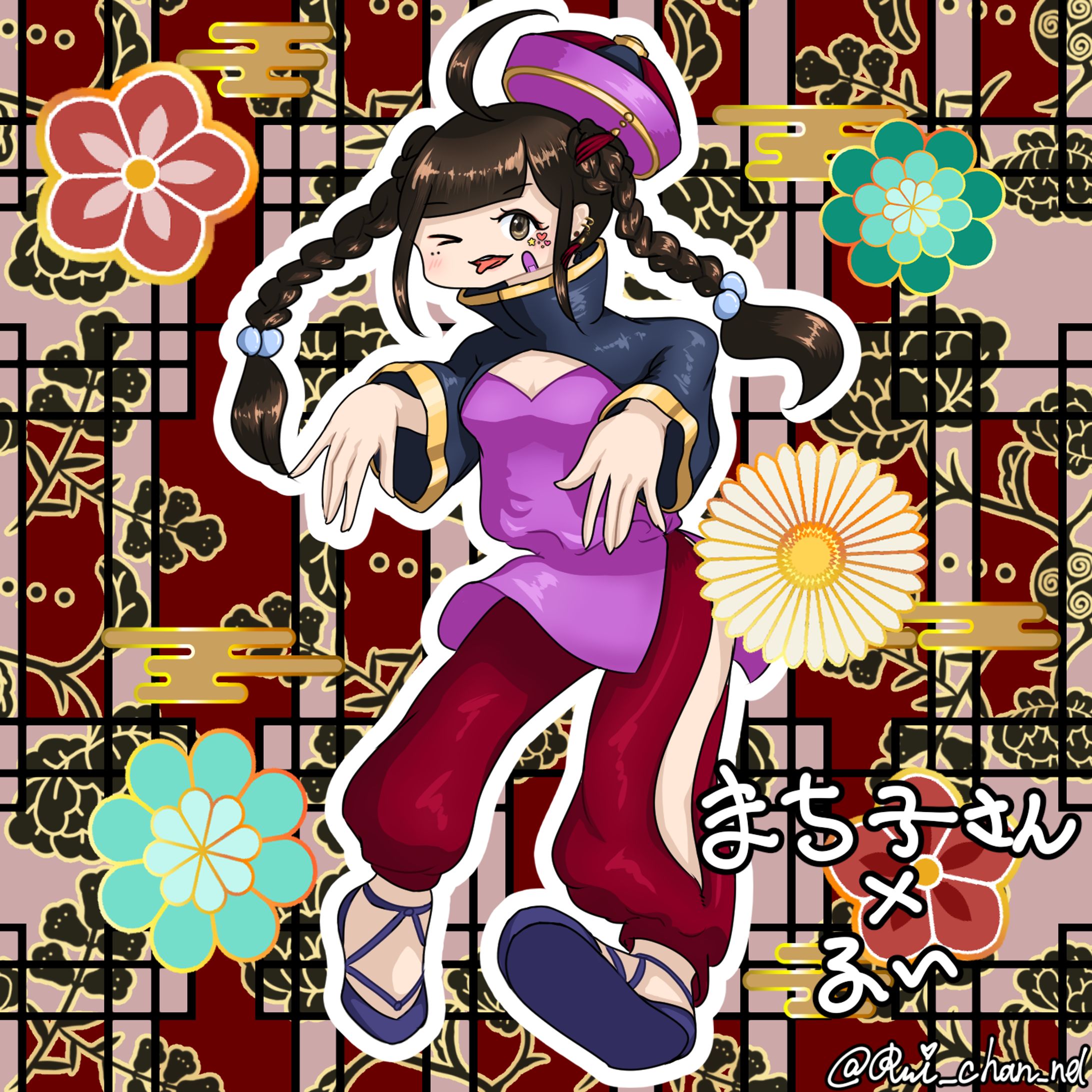 Virtual文化祭コーディネート部　衣装交換イラストレーション-1