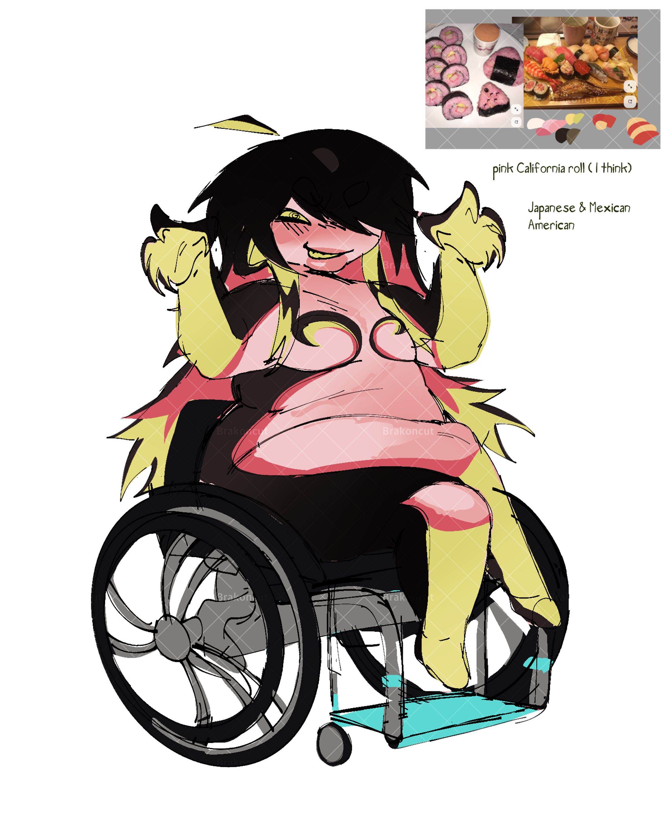 Pink California roll design-1