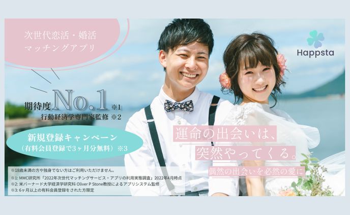 架空マッチングアプリのLP