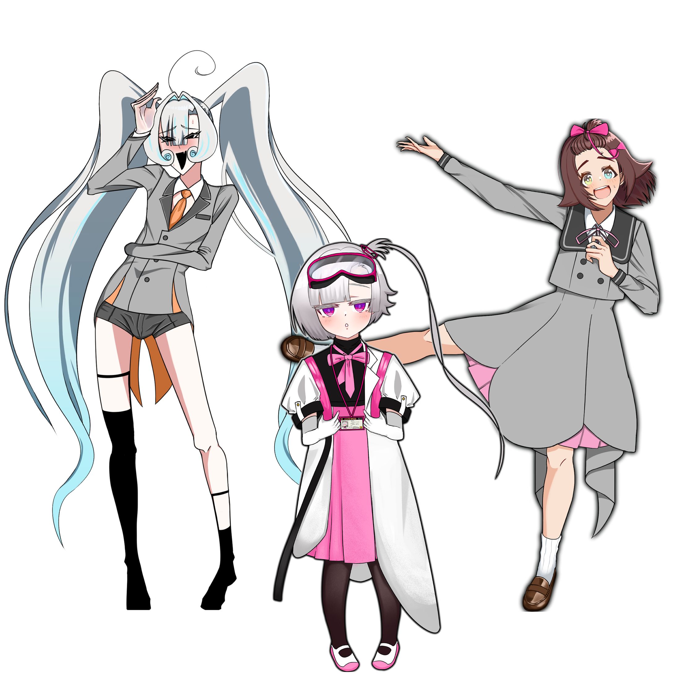 様々な画風の立ち絵集-1