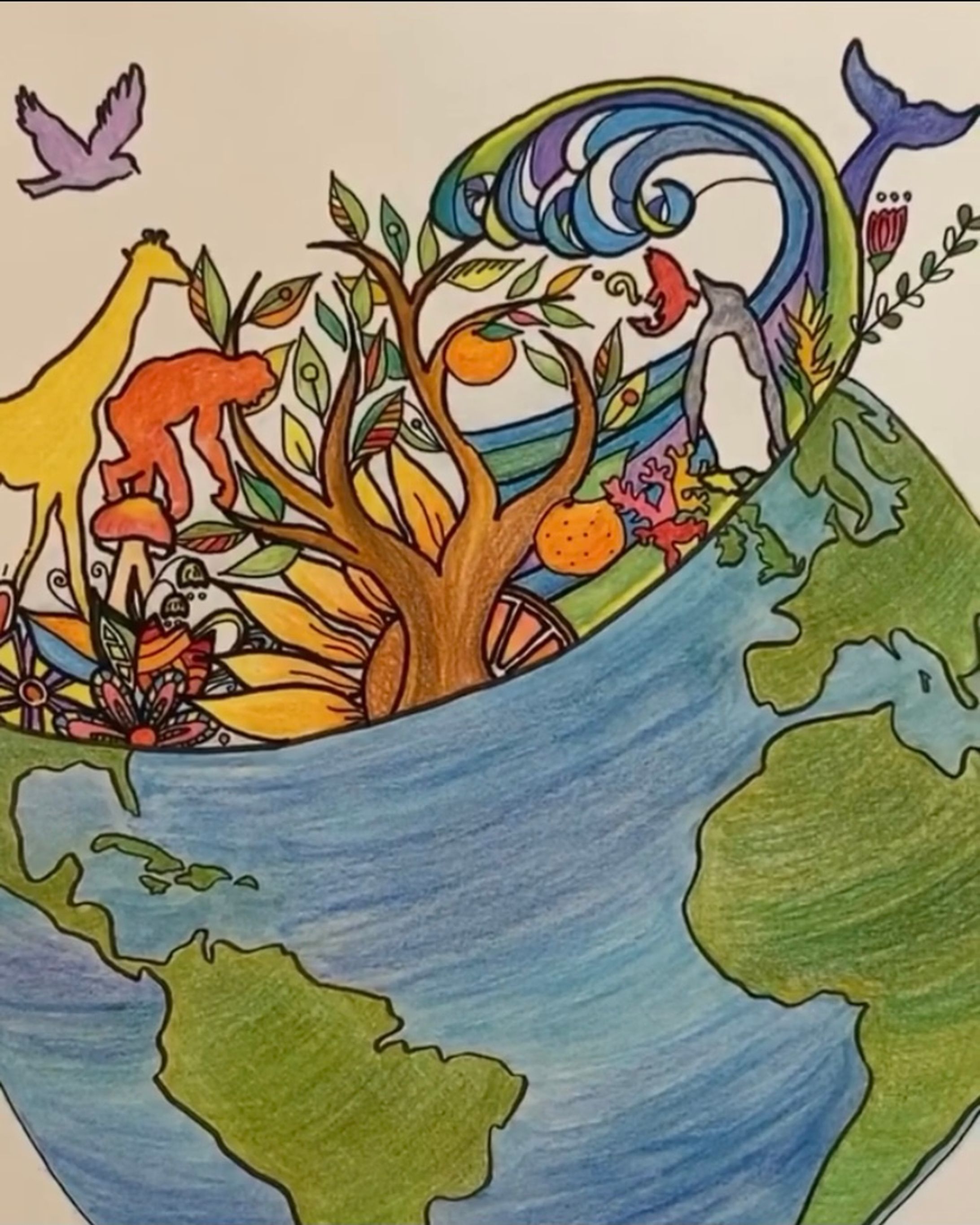 Drawing Mother Earth-1