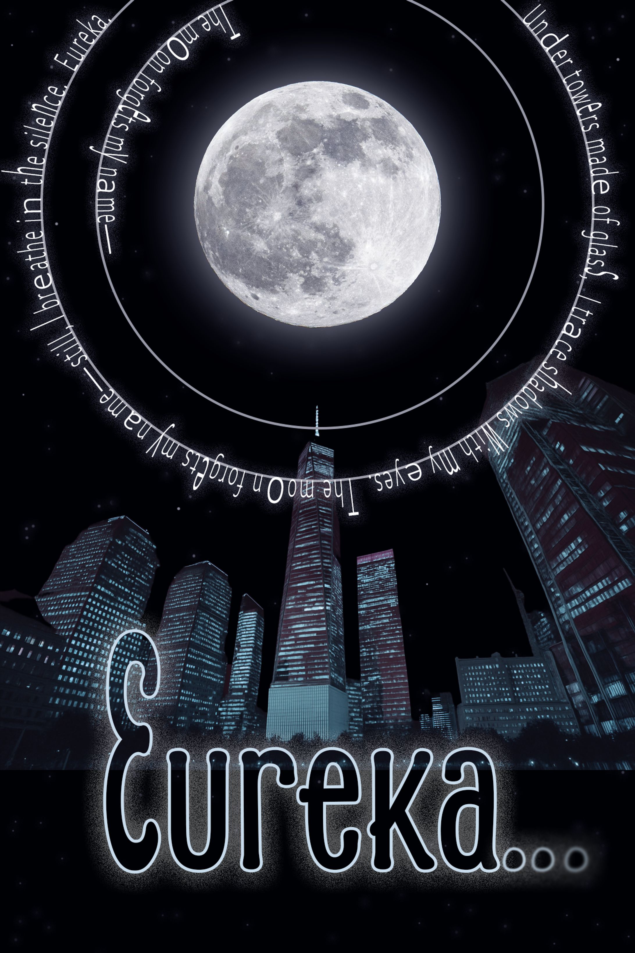 【アートポスター】夜の都会-1