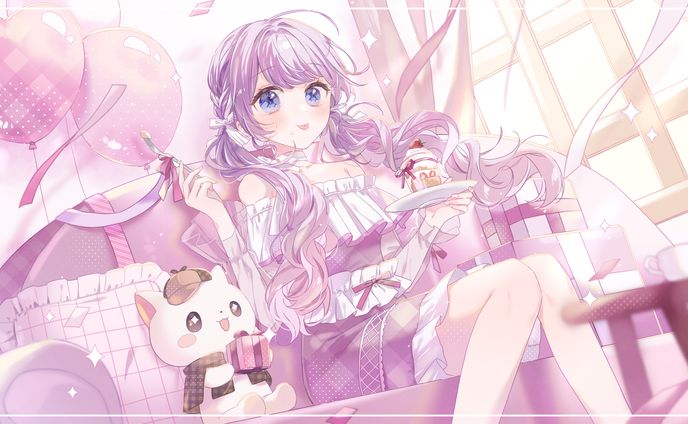 音沙汰あんなさん誕生日イラスト