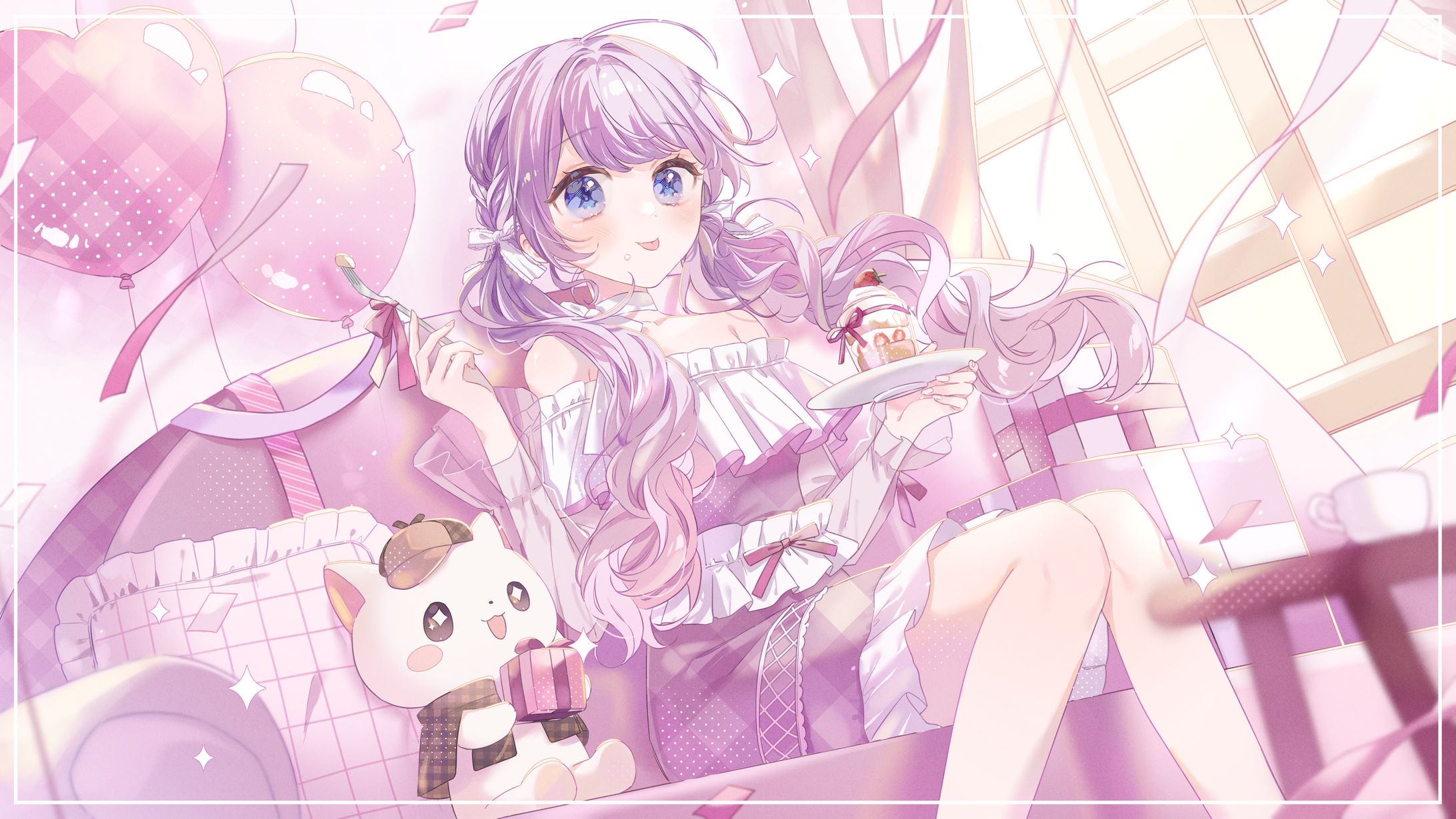 音沙汰あんなさん誕生日イラスト-1