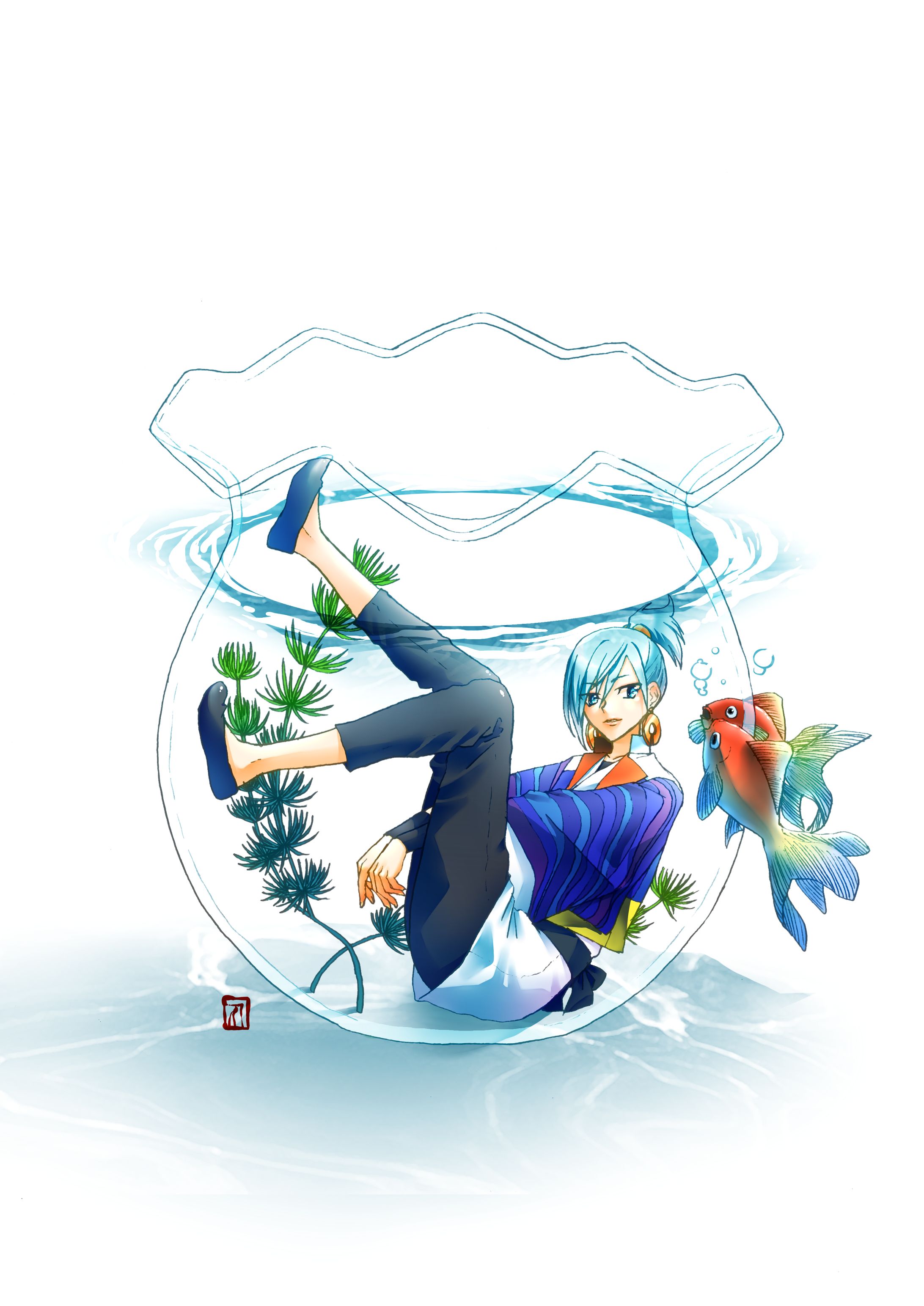 2015年7月15日金魚鉢卯琿-1