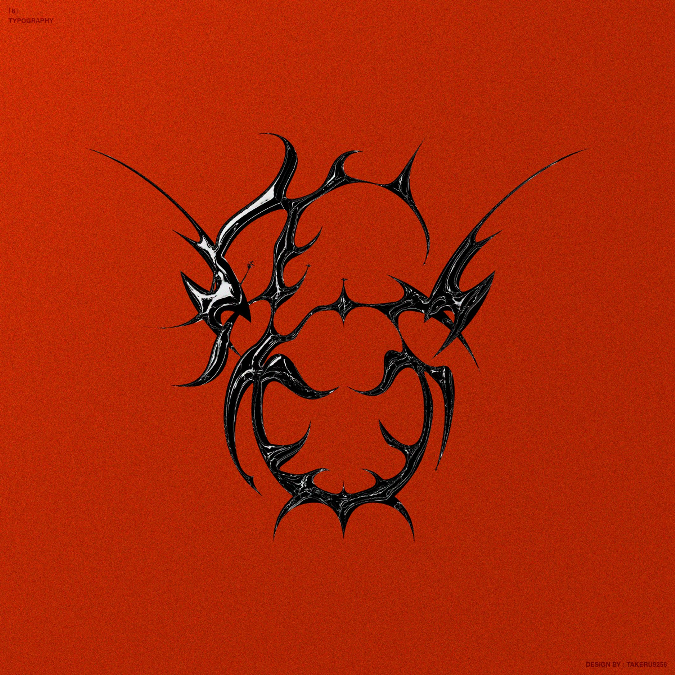 自主制作タイポグラフィー_[ 6_devil ]-1