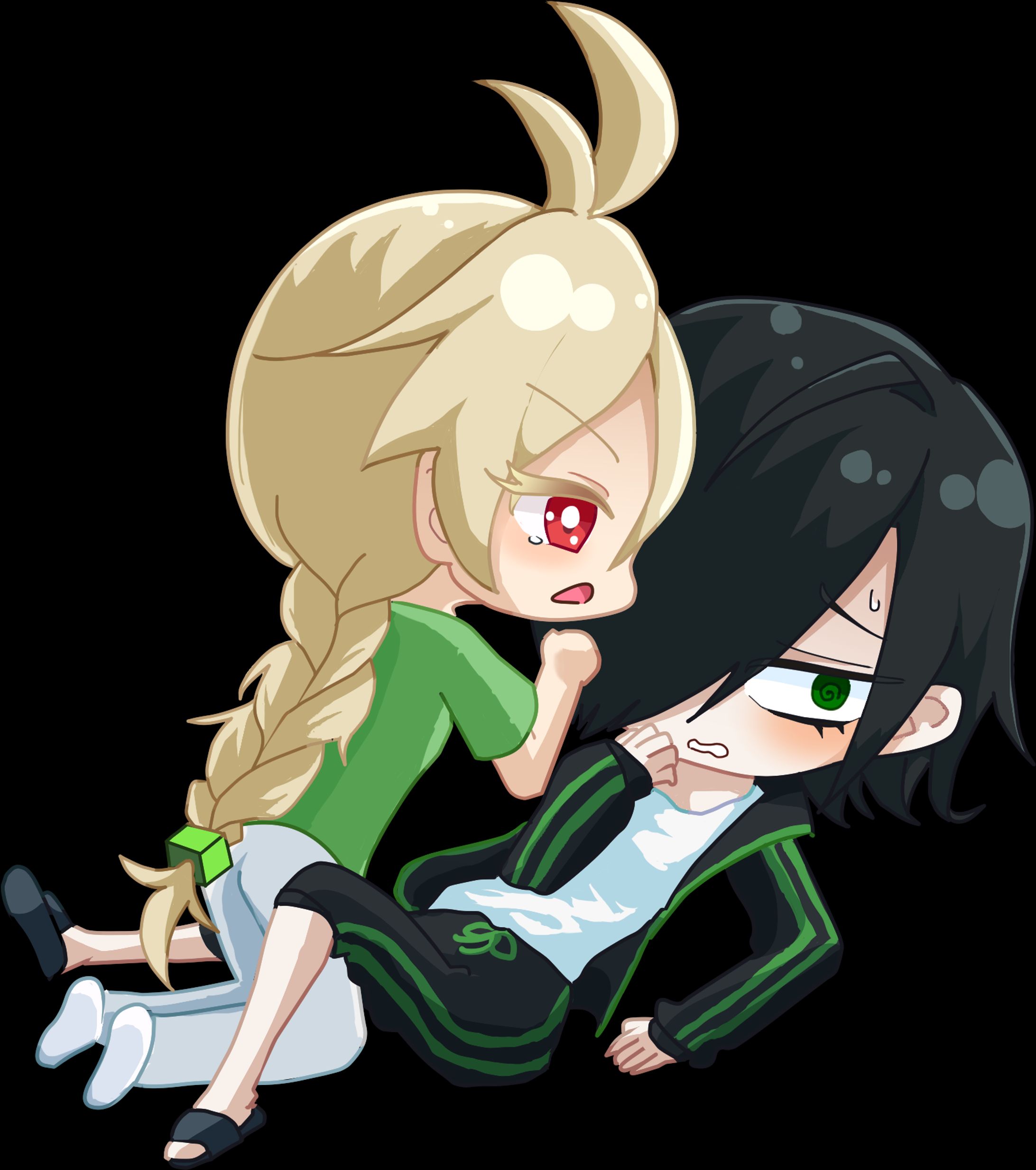 SDイラスト11　ペア-1