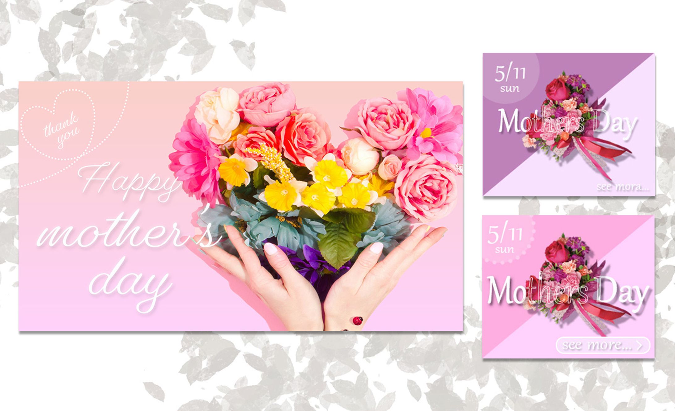 母の日のキャラクターPRバナー-1