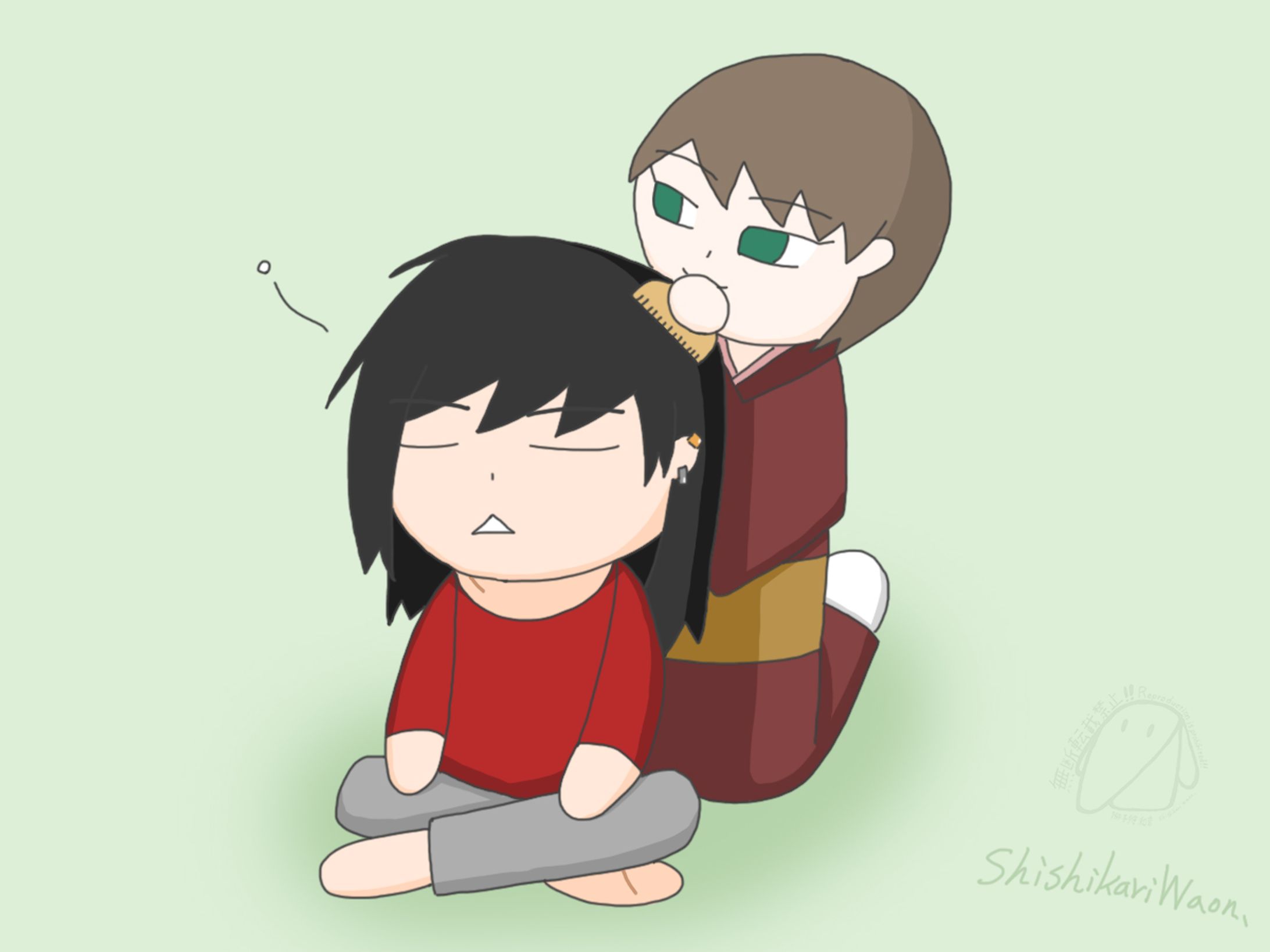 『朝の風景』-1