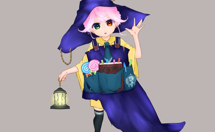 イラストアカデミア　魔法のハットちゃんデザインコンテスト応募作品