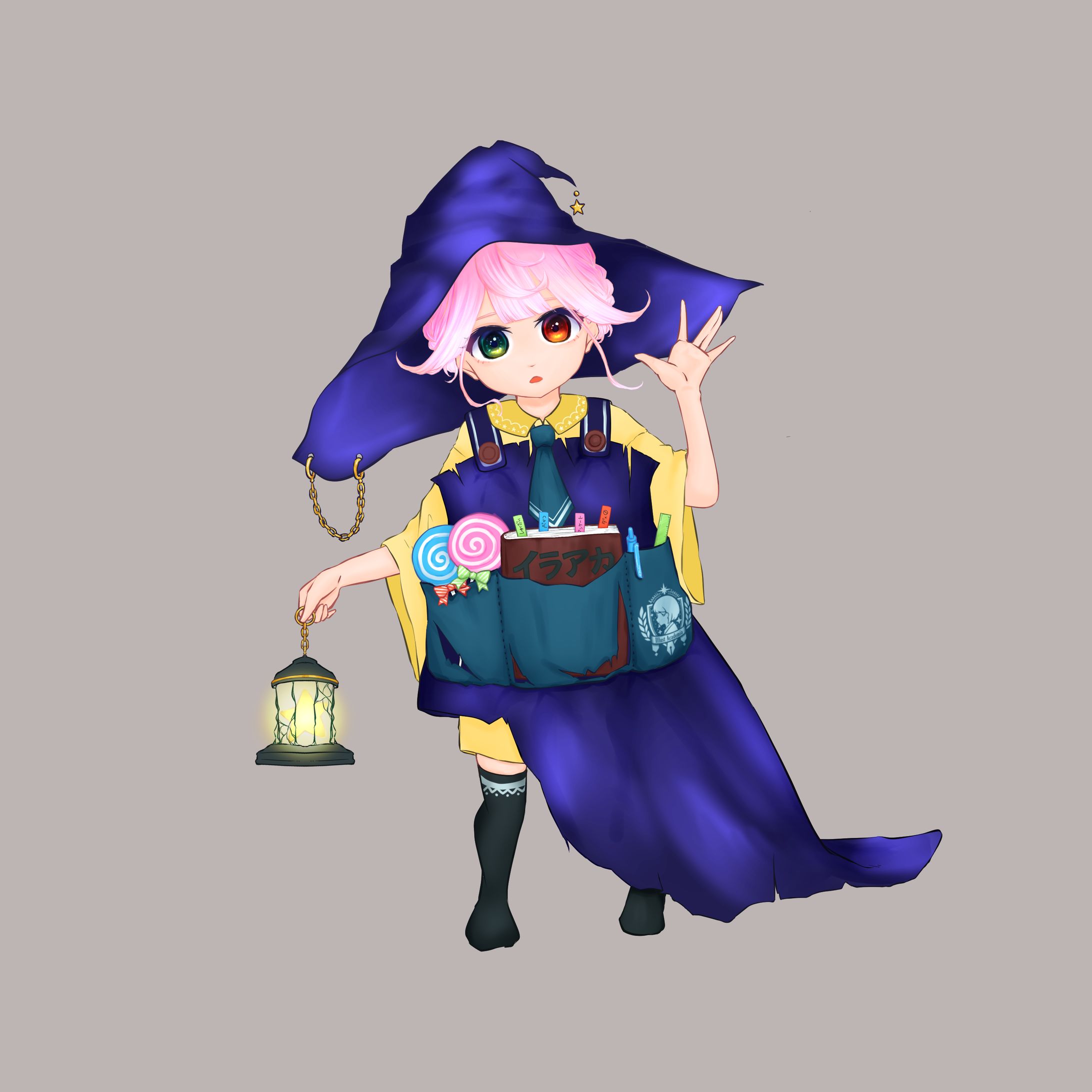 イラストアカデミア　魔法のハットちゃんデザインコンテスト応募作品-1
