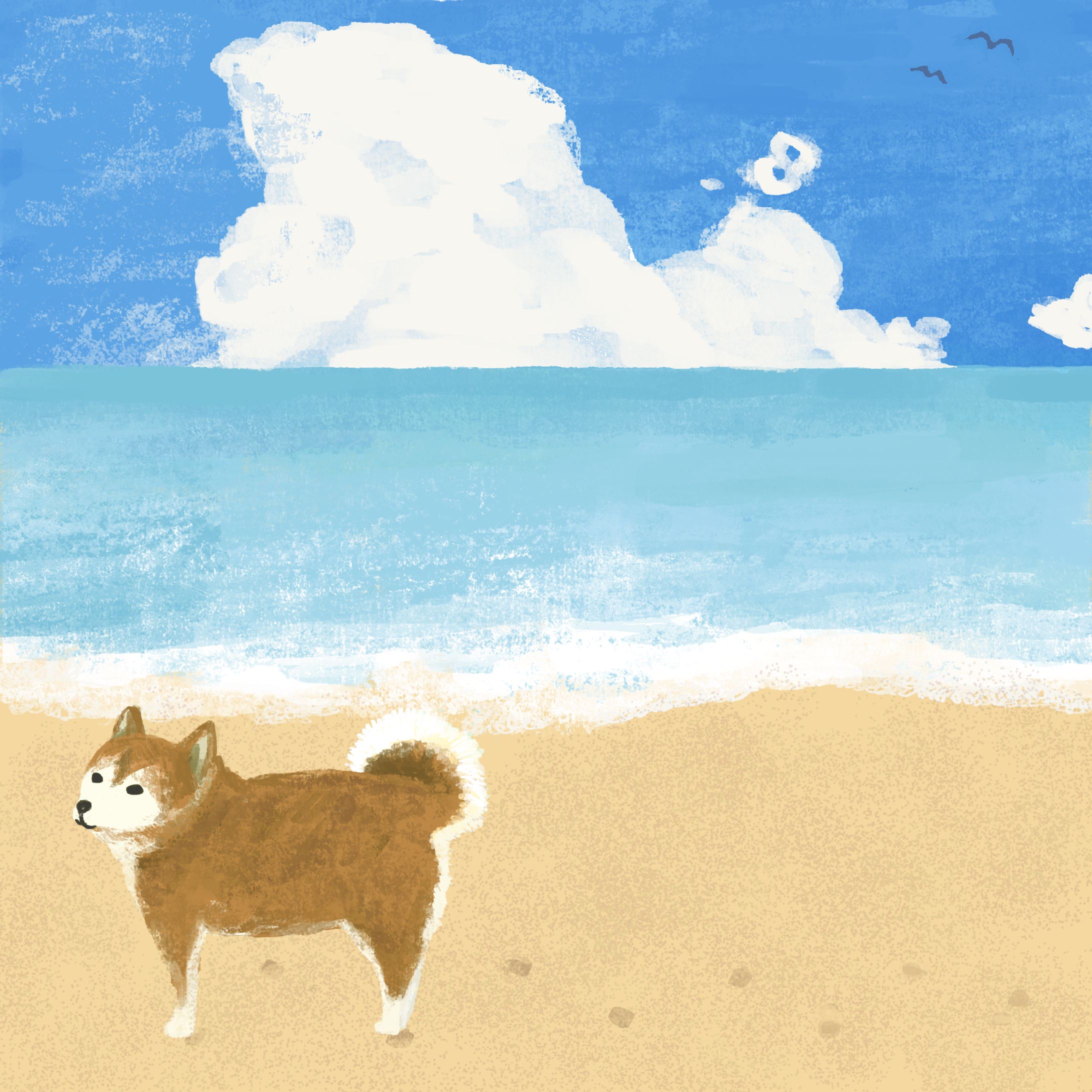 art_ippi ６月テーマ「柴犬」-1