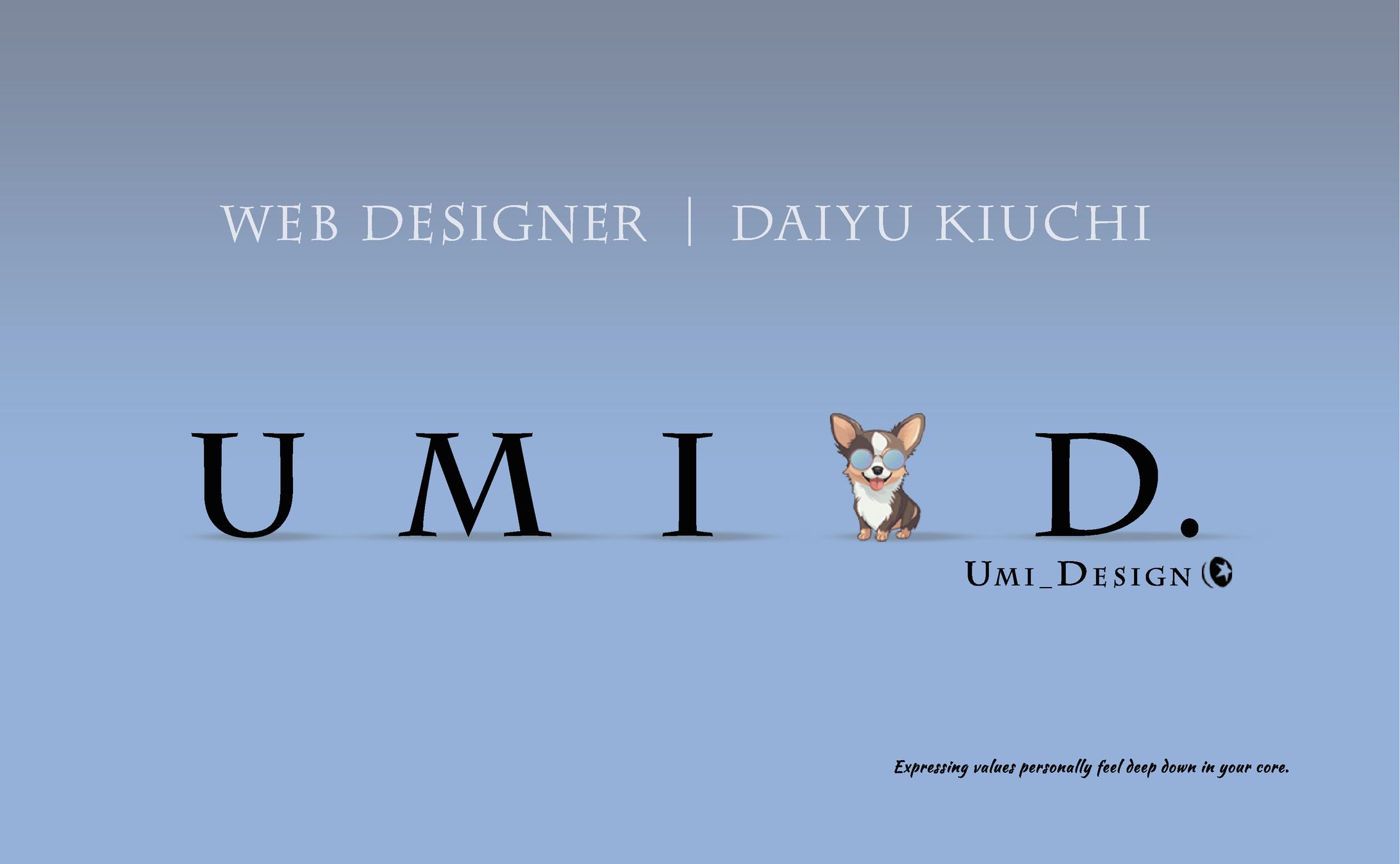 名刺：UMI DESIGN-1